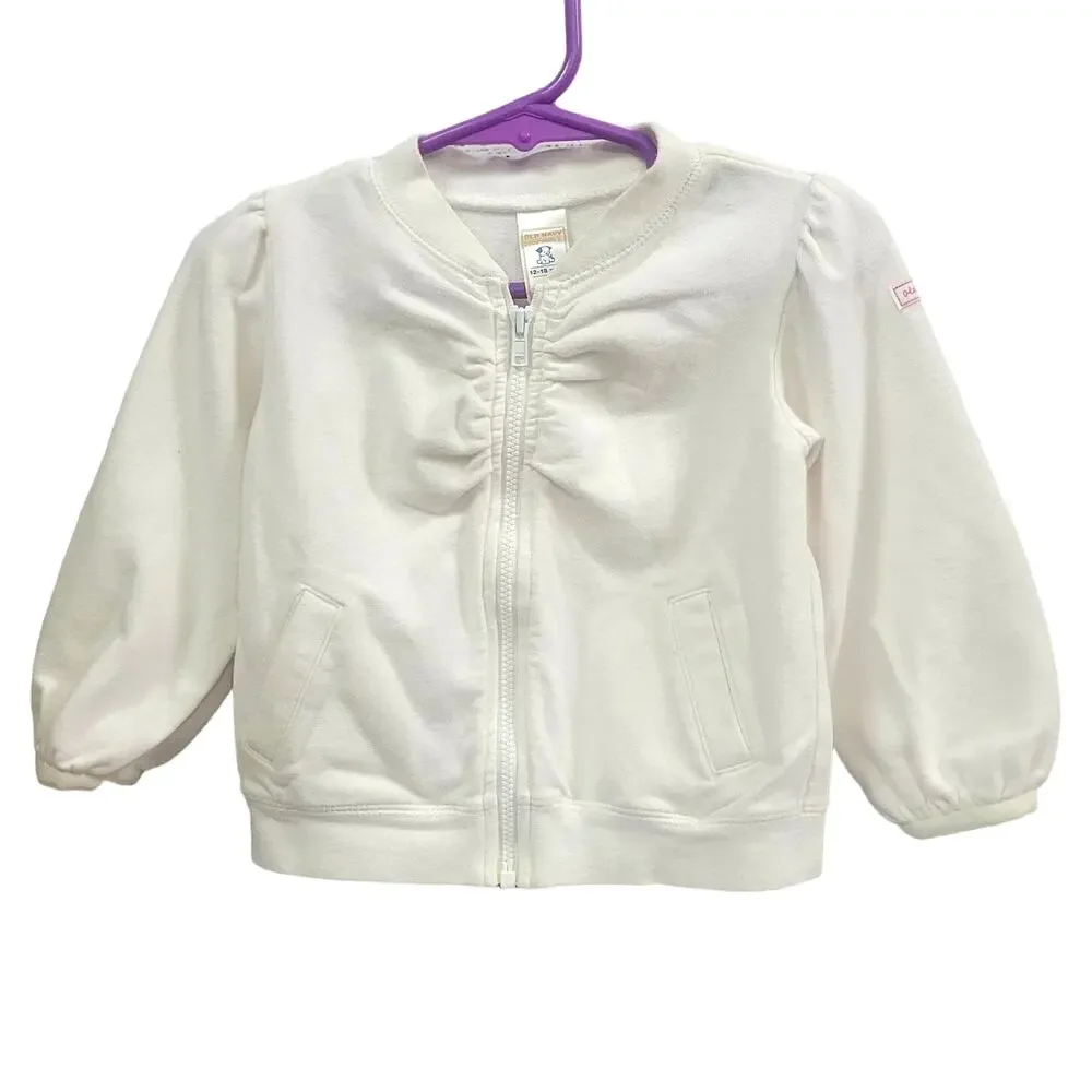 Old Navy White Infant Jacket Size 12-18‎ Months  New Without Tags!!!